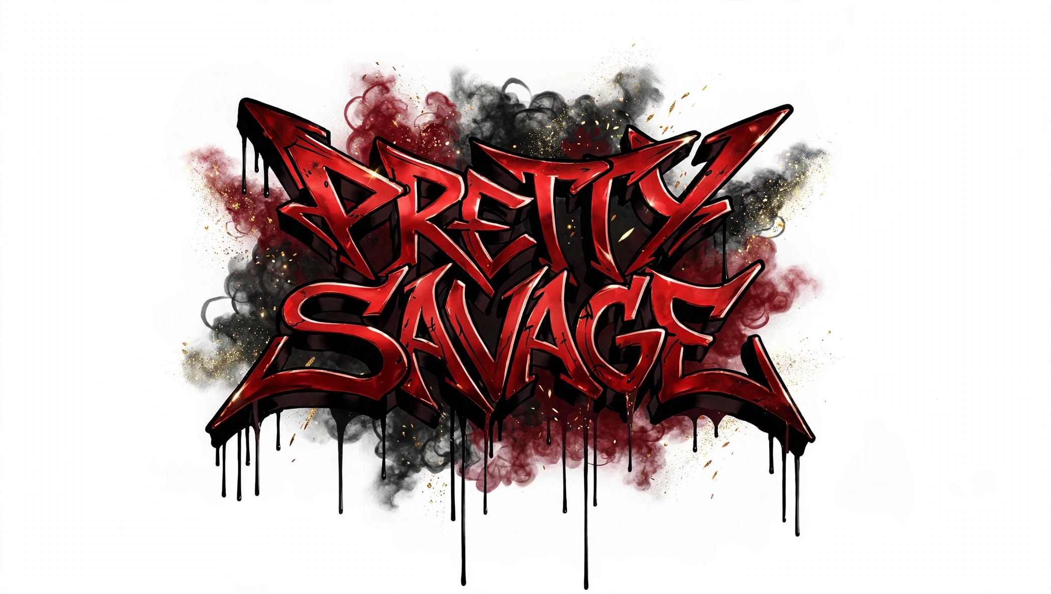 Pretty Savage – Gothic Graffiti Logo (DOWNLOAD)